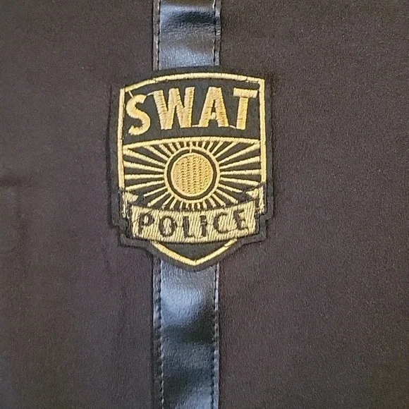 Black SWAT Costume Bodysuit - Picture 4 of 9